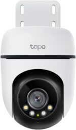 TP-Link Tapo C500: câmera externa Wi-Fi 360°, 1080p, visão noturna colorida e áudio bidirecional para mais segurança. - Imagem 2
