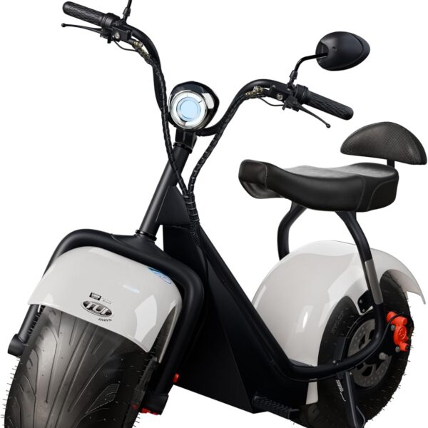 TUI MAIS Elétrico 2 Lugares 1000W: conforto, autonomia de até 60 km e segurança para suas viagens diárias.