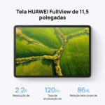 Tablet, HUAWEI MatePad 11.5 New, Tablet com Teclado Destacável, Wifi 6+128GB, Tela FullView de 11.5”2.2K 120 Hz, Câmera Traseira 13 MP, Câmera Frontal 8 MP, Bateria de 7700 mAh, Cinza Espacial - Imagem 2