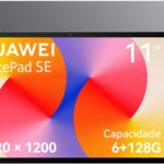 Tablet, HUAWEI MatePad SE 11, 6+128GB, Tela HUAWEI FullView de 11" para Conforto Visual，Superbateria de 7700 mAh 22,5W，Câmera Traseira 8 MP，Câmera Frontal 5 MP，Cinza Nebula