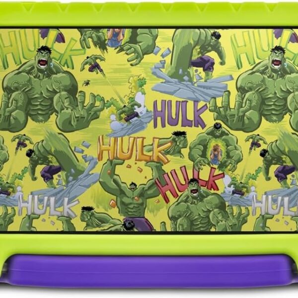 Tablet Infantil Hulk 8" com Android 13, 6GB RAM e 64GB: desempenho rápido, bateria de 4000mAh e diversão segura para crianças.