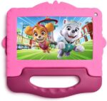 Tablet Infantil Patrulha Canina Skye com Controle Parental 4GB RAM + 64GB + Tela 7 pol + Case + Wi-fi + Android 13 + Quad Core Multi - NB422