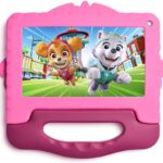 Tablet Infantil Patrulha Canina Skye com Controle Parental 4GB RAM + 64GB + Tela 7 pol + Case + Wi-fi + Android 13 + Quad Core Multi - NB422