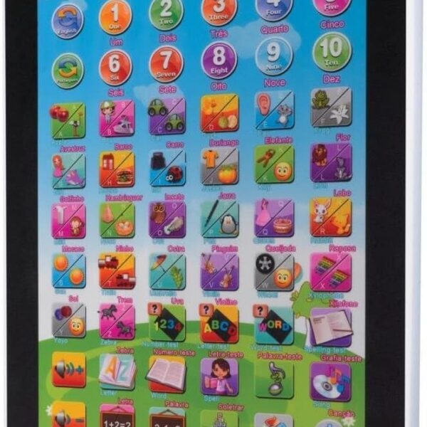 Tablet Interativo Bilíngue Art Brink, Multicor