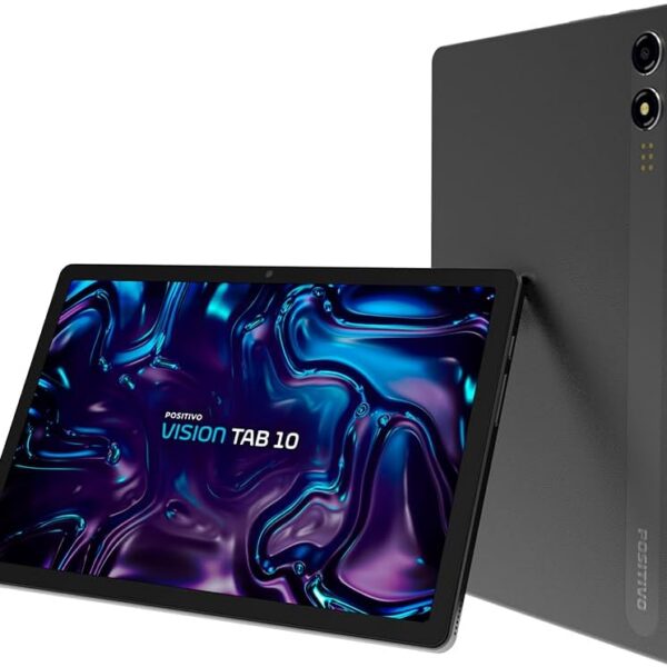 Tablet Positivo Vision TAB 10 4G com 4GB RAM e 128GB: desempenho, bateria de 6000mAh e tela HD de 10.1"