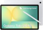 Tablet Samsung Galaxy Tab S10 FE, Prata, 128GB, 8GB RAM, Tela Imersiva de 10.9" 90Hz, Camera Traseira de 13MP, Câmera Frontal de 12MP Ultra Wide, Wifi 6, IP68, Android 15