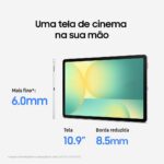Tablet Samsung Galaxy Tab S10 FE, Prata, 128GB, 8GB RAM, Tela Imersiva de 10.9" 90Hz, Camera Traseira de 13MP, Câmera Frontal de 12MP Ultra Wide, Wifi 6, IP68, Android 15 - Imagem 2