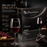 Taças de Cristal Bohemia 440 ml: brilho premium, haste inteiriça e 6 unidades para vinho elegante. - Imagem 2