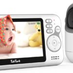 TakTark Babá Eletrônica 4.3" sem Wi-Fi com câmera, áudio, visão noturna e zoom para total segurança do bebê
