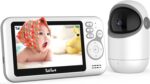 TakTark Babá Eletrônica 4.3" sem Wi-Fi com câmera, áudio, visão noturna e zoom para total segurança do bebê