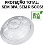 Tampa Protetora para Microondas 26 centímetros Premium com Plástico Livre de BPA - Imagem 2