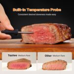 Tastee Air Fryer Lite 8 em 1: 5,5L, sonda inteligente e 24 predefinições para cozinhar rápido e crocante. - Imagem 2