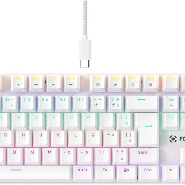 Teclado Gamer Mecânico Fortrek Gravity 100 Fullsized Switch Outemu Red