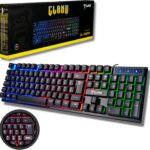 Teclado Gamer RGB MTS ABNT2 com Anti-Ghosting e 12 atalhos multimídia para jogos e digitação precisa