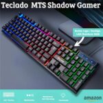 Teclado Gamer RGB MTS ABNT2 com Anti-Ghosting e 12 atalhos multimídia para jogos e digitação precisa - Imagem 2