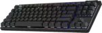Teclado Gamer Sem Fio Logitech G PRO X com design TKL, Layout US, RGB LIGHTSYNC, Tecnologia LIGHTSPEED e Switch Exclusivo GX Brown Tactile - Preto