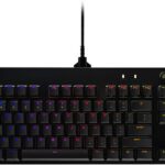 Teclado Mecânico Gamer Logitech G PRO com Layout US, RGB LIGHTSYNC, Design TKL, Cabo Destacável e Switch Exclusivo GX Blue Clicky