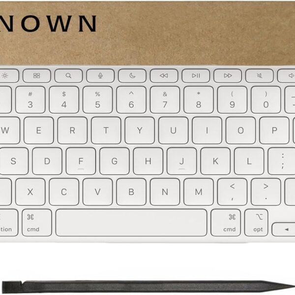 Teclas QWERTY US para Magic Keyboard iPad Pro 11 M4/M3/A16, reposição branca fácil de instalar