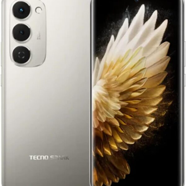 Tecno Spark 40 Pro Plus 8GB +256GB Moon Titanium: AMOLED 6.78” 144Hz, 50MP, 8GB RAM e bateria 5200mAh com 45W.