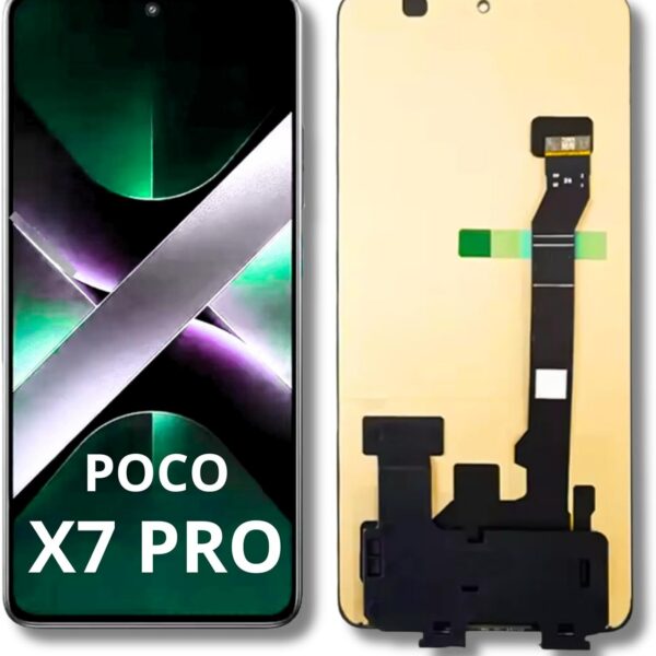 Tela Display Amoled Sem Aro para Poco X7 Pro 5G: alta qualidade, 120Hz e biometria para troca com desempenho original.