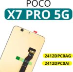 Tela Display Amoled Sem Aro para Poco X7 Pro 5G: alta qualidade, 120Hz e biometria para troca com desempenho original. - Imagem 2