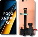 Tela Display para Poco X6 Pro 5G AMOLED sem aro original nacional, com biometria e alta qualidade de imagem.