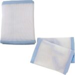 Tela Respirável Para Berço Baby Deluxe Azul Claro: proteção e ventilação para o sono do bebê.