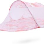 Tenda de berço respirável com zíper: protege contra mosquitos, é dobrável e confortável para o sono do bebê.