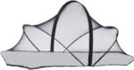 Tenda para berço de bebê dobrável e respirável, fácil de instalar, proteção e conforto para seu bebê, preto M - Imagem 2