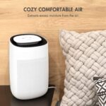 Tenergy Sorbi Desumidificador de ar de 1000 ml com função de purificação de ar, filtro HEPA verdadeiro, desligamento automático, controle de toque ajustável, eliminador de alergias ultra-silencioso, - Imagem 2