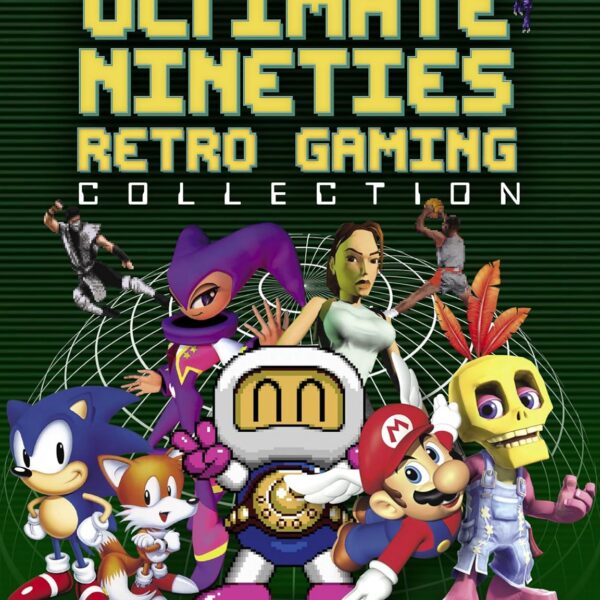 The Ultimate Nineties Retro Gaming Collection: guia nostálgico com os maiores clássicos dos anos 90 para sua coleção.