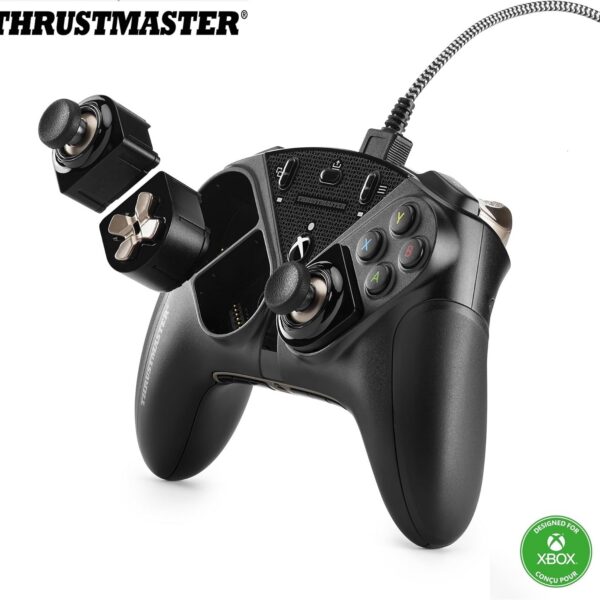 Thrustmaster ESWAP X PRO Controller: controle ergonômico e versátil para Xbox e Windows, ideal para jogar com precisão e conforto.