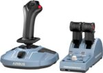 Thrustmaster TCA Officer Pack Airbus Edition - Sistema de controle de voo abrangente com sidestick e quadrante de aceleração para PC