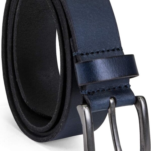 Timberland Cinto jeans clássico masculino 35 mm em couro legítimo, durável e versátil para o dia a dia.