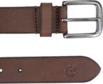 Timberland Cinto jeans clássico masculino de 35 mm em couro legítimo, durável e versátil para uso diário. - Imagem 2