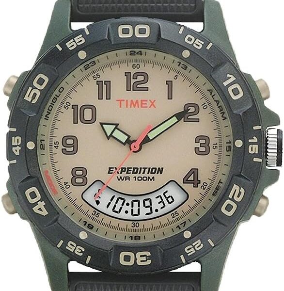 Timex Expedition Camper Men’s 39 mm Watch: relógio resistente e prático para aventuras e uso diário