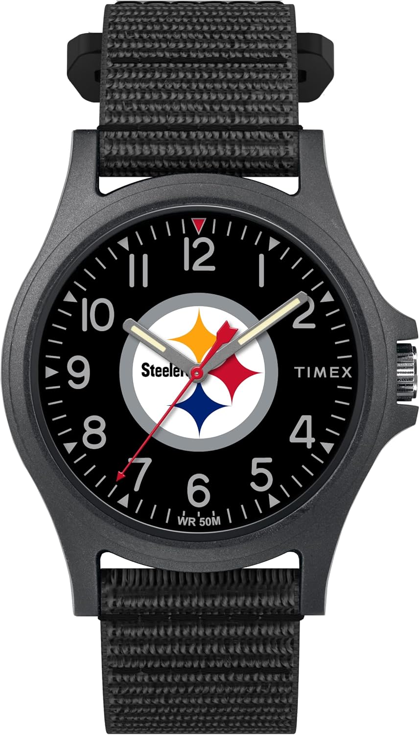 Timex Men's NFL Pride 40mm Watch: estilo esportivo e conforto Timex Men's NFL Pride 40mm Watch: estilo esportivo e conforto para torcer com orgulho todos os dias