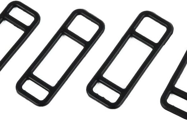 Tiras elásticas de silicone para suporte de luz de bicicleta: fixação fácil, segura e versátil para guidão.