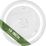 Toca-discos de vidro 25,4 cm para micro-ondas Samsung, resistente ao calor, lavável e substituição perfeita DE74-00027A.