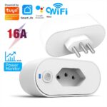 Tomada Inteligente Wi-Fi Bivolt com monitor de consumo, compatível com Alexa e Google Home para automação residencial. - Imagem 2