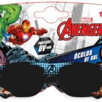 Toyng Marvel Óculos de Sol Vingadores com proteção UV e estilo para os pequenos heróis.