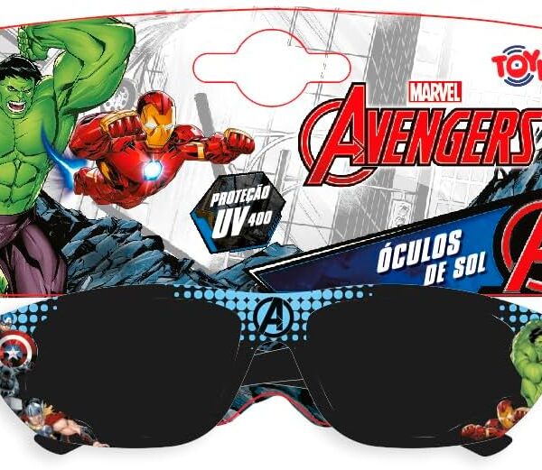 Toyng Marvel Óculos de Sol Vingadores com proteção UV e estilo para os pequenos heróis.