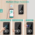 Trava inteligente MOUSETRO: 4 formas de acesso, teclado digital e app Bluetooth para mais segurança e praticidade na entrada. - Imagem 2
