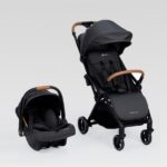 Travel System Safety 1st Spark Plus Duo: carrinho e bebê conforto completos, do nascimento aos 22kg, com fechamento automático e conforto premium.