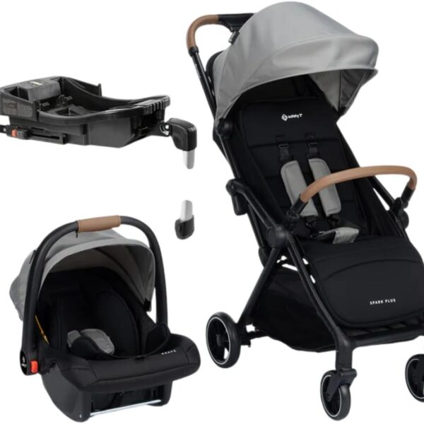 Travel System Safety 1st Spark Plus Trio com Isofix: conforto, praticidade e segurança do nascimento aos 22 kg.