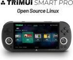 Trimui Smart Pro: console portátil com tela IPS 4,9, 64 GB e mais de 5500 jogos clássicos.