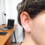 Trio Conjunto Brincos Pedras Zircônia Banhados: elegância e brilho para compor looks com sofisticação. - Imagem 2