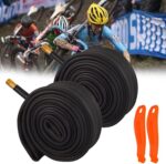 Tubo interno de bicicleta 26 fat 66 cm resistente com válvula, à prova de vazamento e ideal para e-bikes e bikes dobráveis - Imagem 2