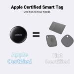 UGREEN Smart Tag compatível com Apple Find My: rastreador Bluetooth para chaves e bolsas, à prova d’água e prático para encontrar itens. - Imagem 2