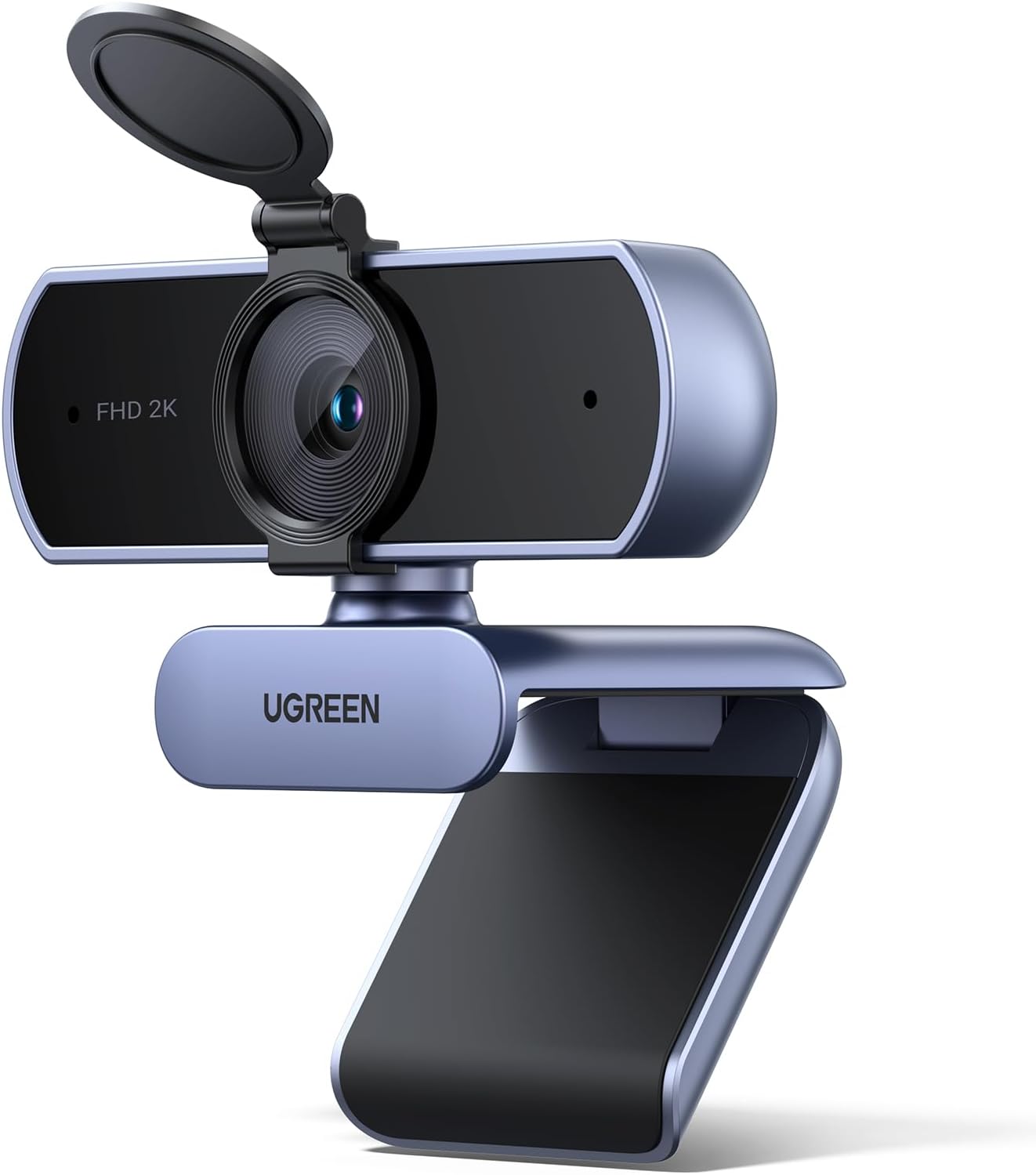 UGREEN Webcam 2K 30FPS com microfones estéreo, autofocus e correção UGREEN Webcam 2K 30FPS com microfones estéreo, autofocus e correção de luz para videochamadas e streaming em PC, Mac e Linux